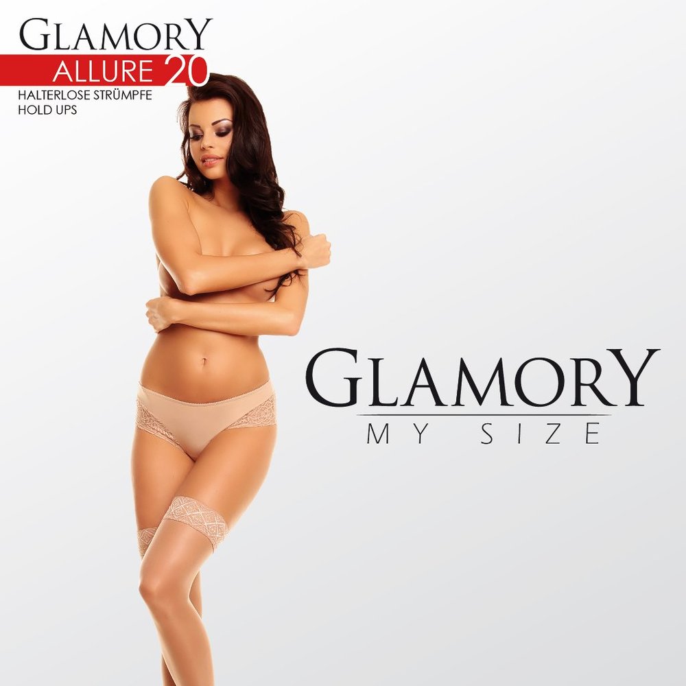 Glamory Allure 20  Style 50112 Thigh Highs Holdups  Size 2XL